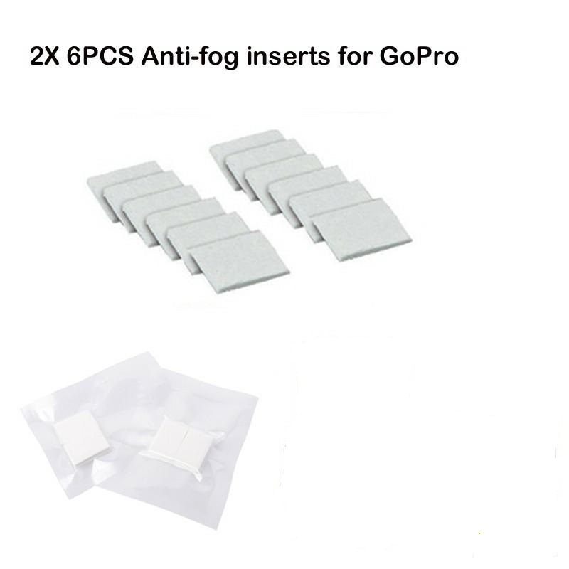 12Pcs Anti Fog Inserts Recycle Drying Inserts Gopro SJCAM Xiaoyi