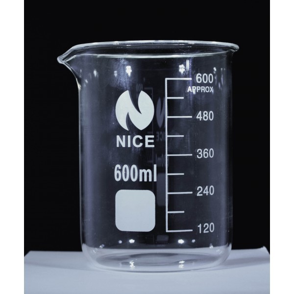 (12pcs per box) Glass beaker (10ml - 1000ml) Low Form