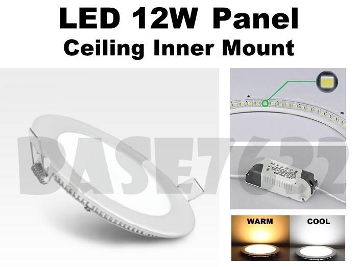 12W LED Round Ceiling Panel Mount Downlight Light Bulb 1710.1
