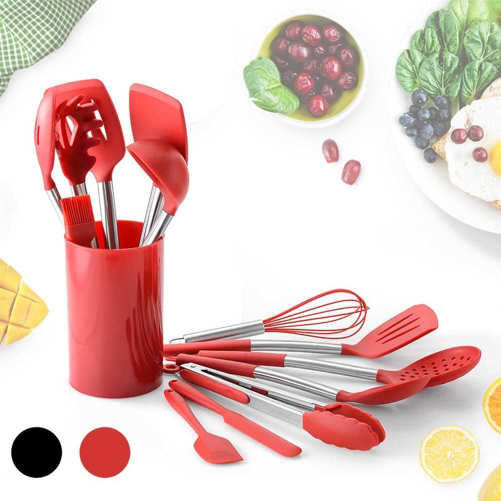 14Pcs Silicone Kitchen Cooking Uten (end 8/29/2022 1200 AM)