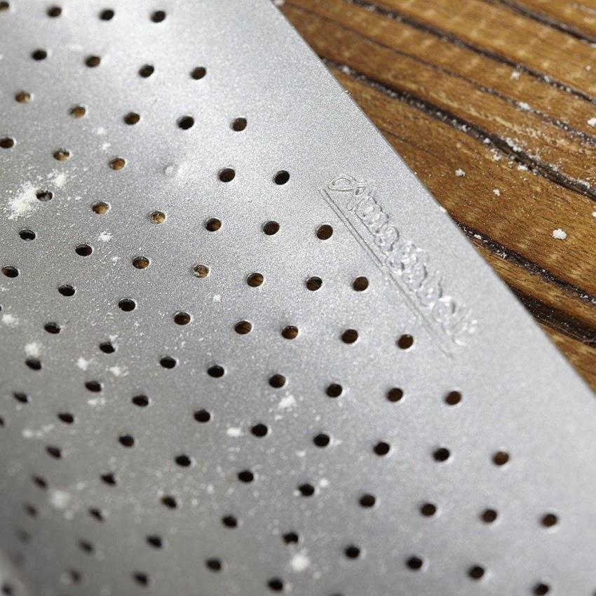 15" by 13" Non-stick Perforated Baguette Pan Bread Wave Loaf Bake Mold