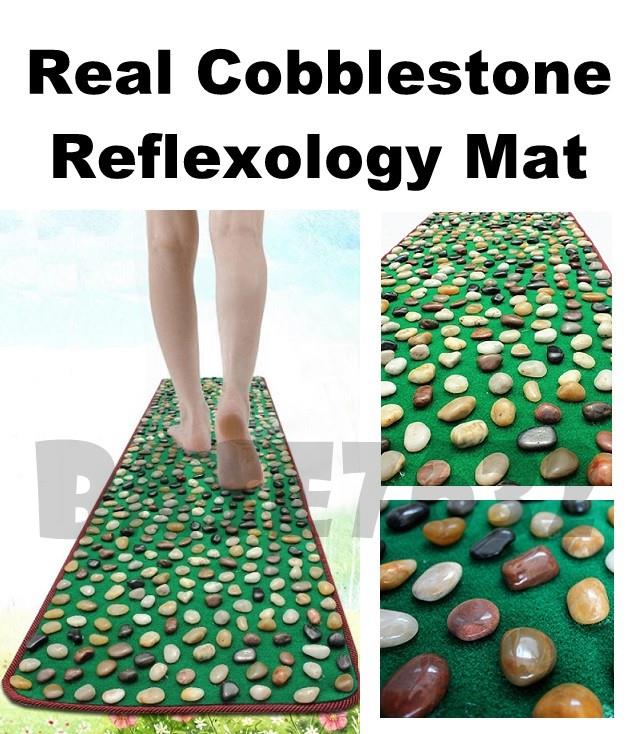 150*40cm REAL Cobblestone Foot Walking Reflexology Massage Mat 1962.1