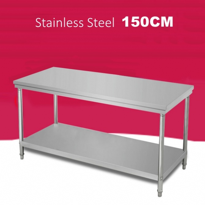 150cm 5 Feet Stainless Steel Work Table
