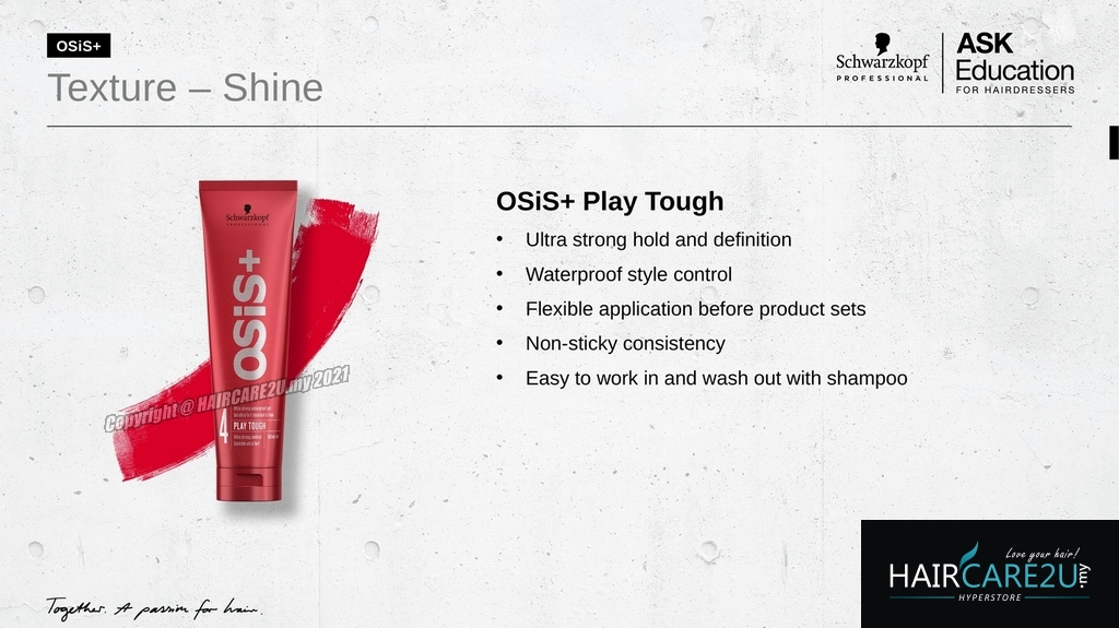 150ml Osis Play Tough Ultra Strong Waterproof Gel