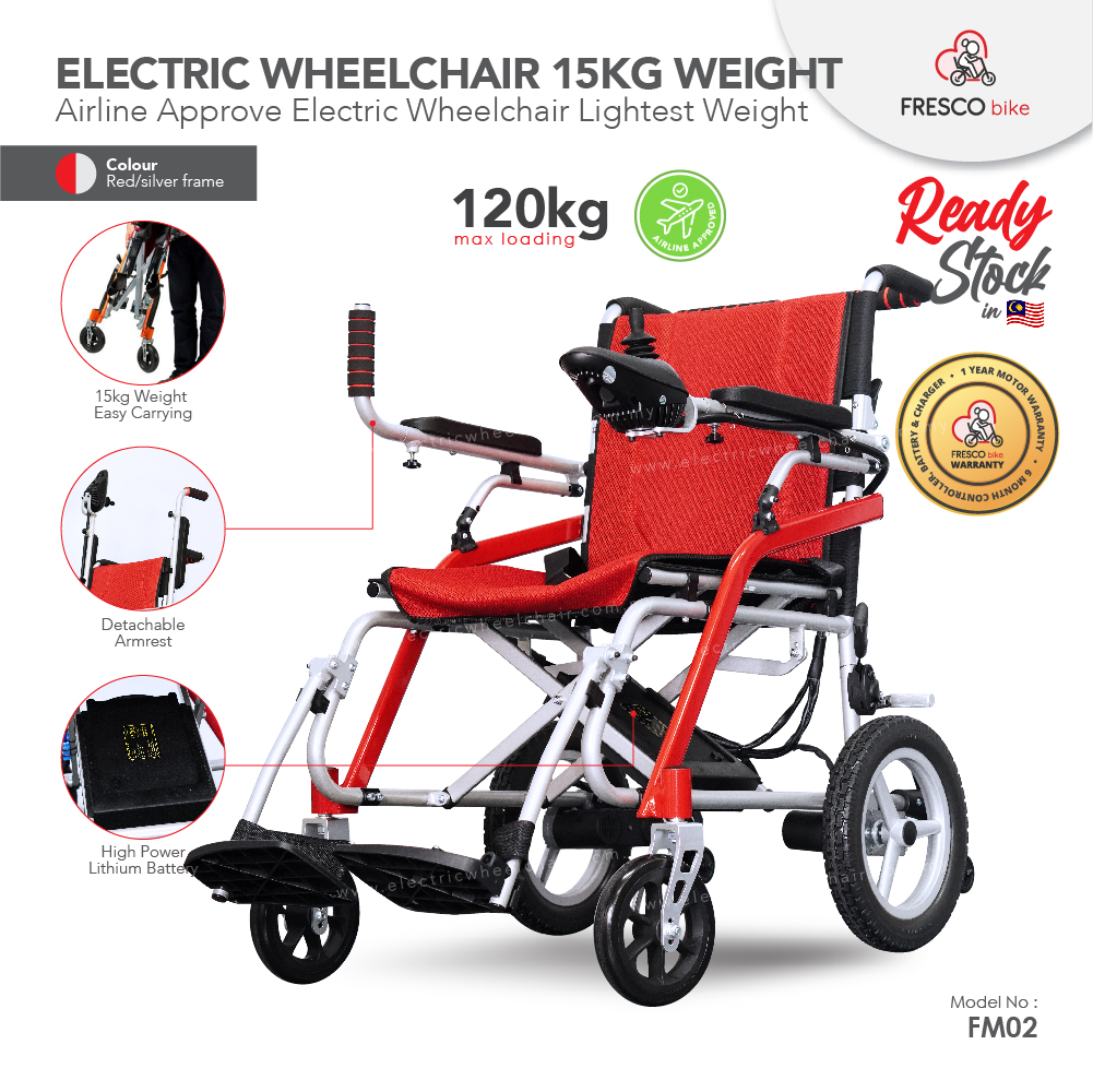 15kg Electric Wheelchair Lightweight