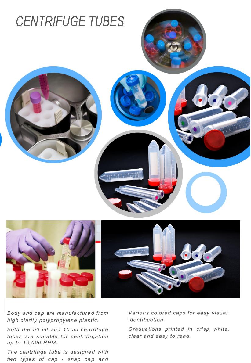 15ml Blue Screw Cap Centrifuge Tube (end 9/10/2022 242 PM)