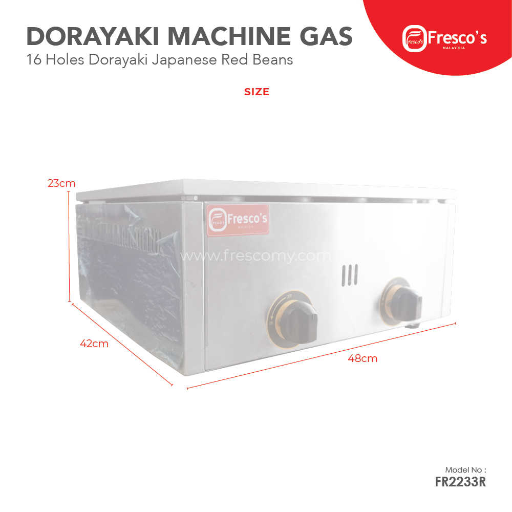 16 Holes Dorayaki Machine Gas