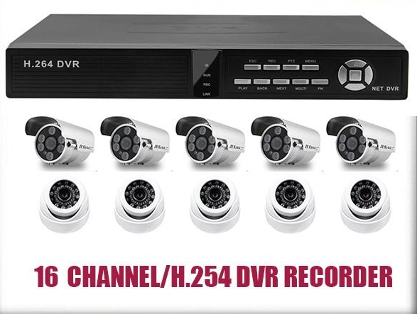 16 surveillance VCR network hosts D1 DVR Full HD HDMI Network cctv