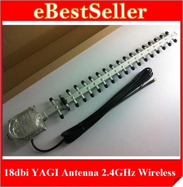 18dbi Yagi Antenna 2 4ghz Wireless Sma Booster 5meters Cable