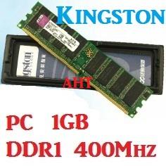 1GB Kingston Desktop PC DDR1 RAM 400Mhz PC-3200 KVR400X64C3A/1G