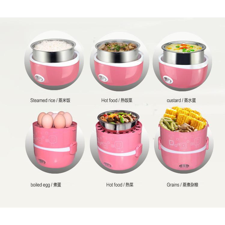 2.0 Litre 3 layer Multi Functional Rice Cooker/Steamer
