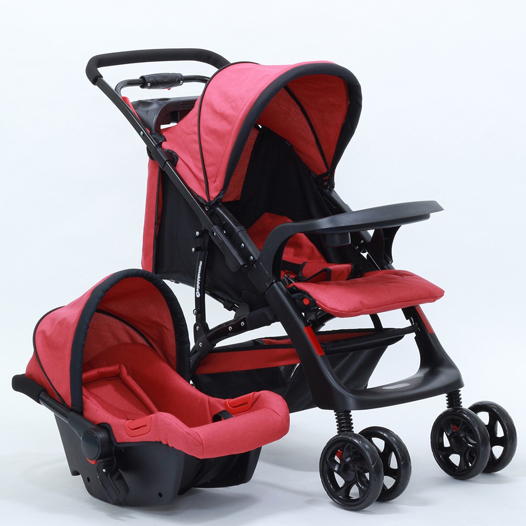 2 In 1 Baby Travel System Stroller Pushchair With Car Seat