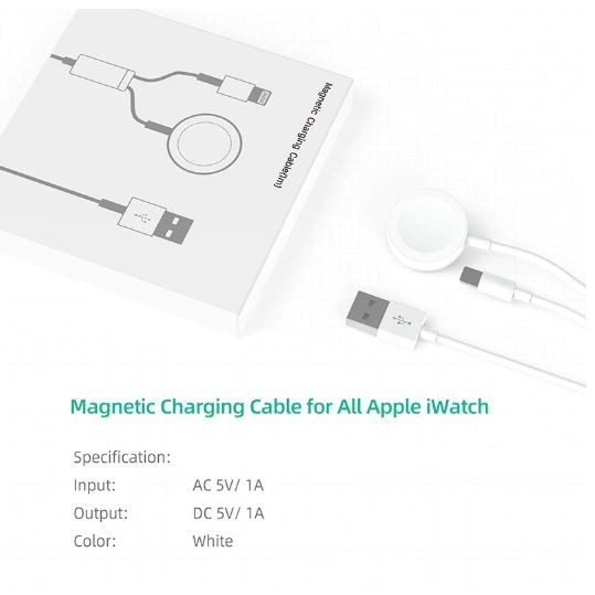 2 in 1 Fast Charge for Apple Watch iWatch Series 1/2/3/4 Wireless Magnetic Cha