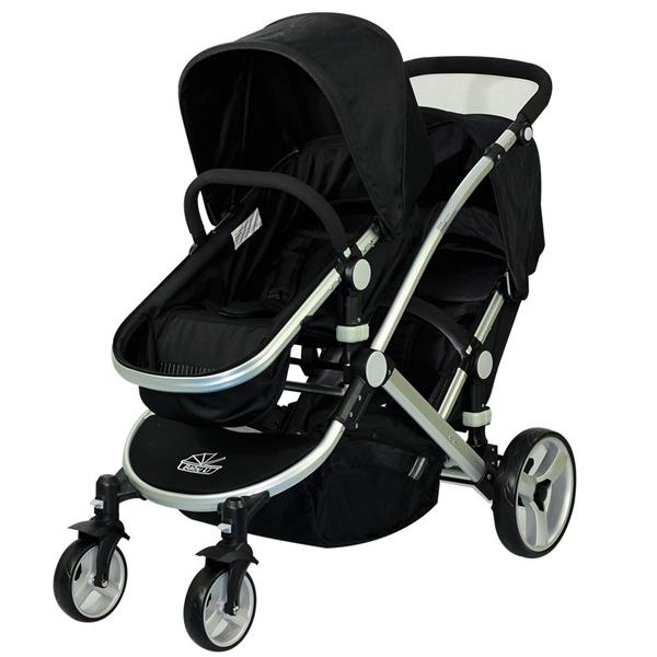 stroller with baby carrier