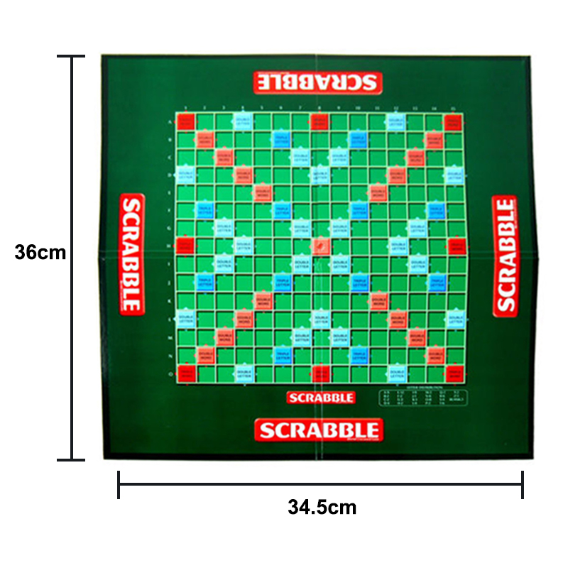 2 In 1 Scrabble + Monopoly Board Game - No.168
