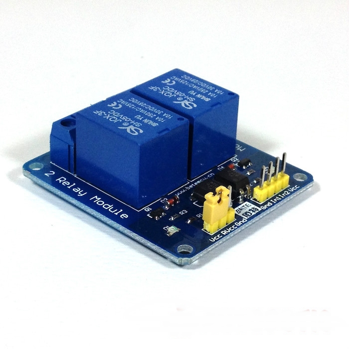 2 Channel Relay Module With Opto-Isolator (5V)