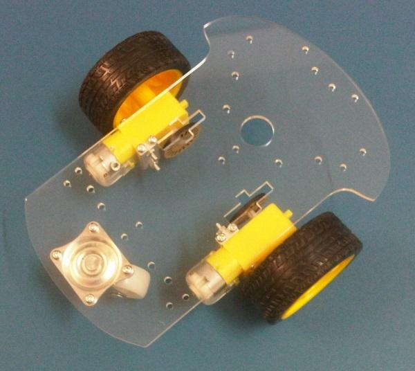 2-wheel 2WD robot car chassis