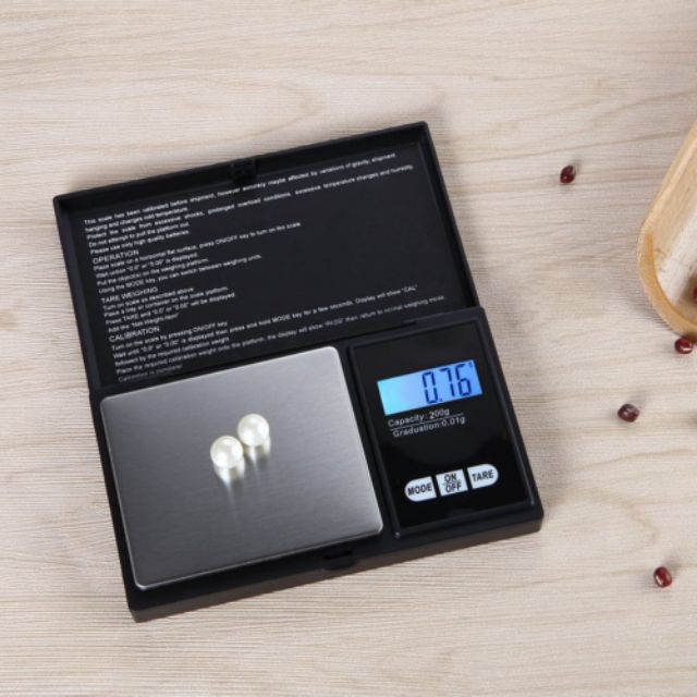 200g * 0.01g LCD Digital Pocket Scale Jewelry Gold Gram Balance Weight Scale