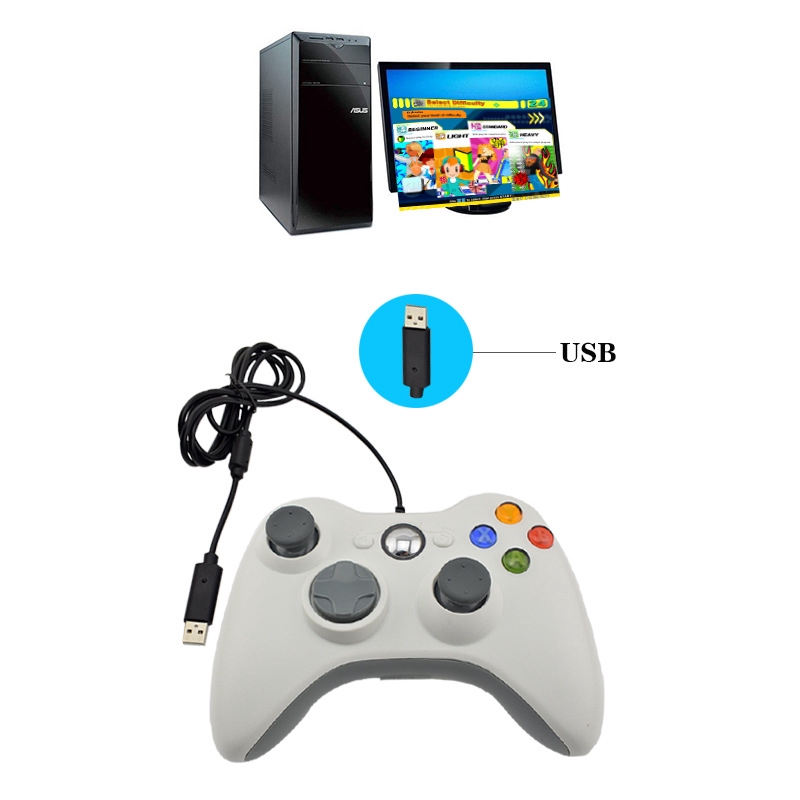 2019 PC Pad Wired USB Game UK For Microsoft Windows Xbox 360 Controller