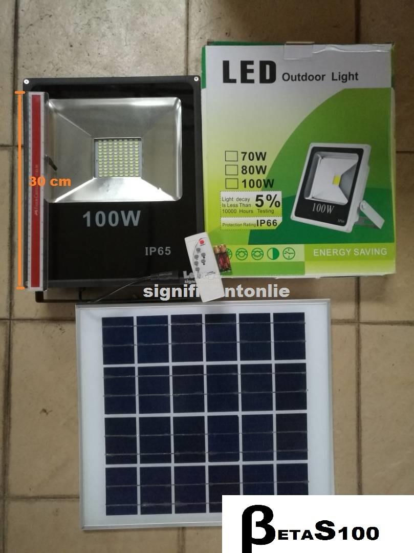 20w 30w 50w 100w Solar Panel Spotlight Led Wall Lamps Outdoor