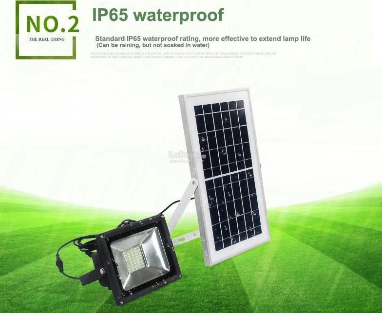 20w 30w 50w 100w Solar Panel Spotlight Led Wall Lamps Outdoor