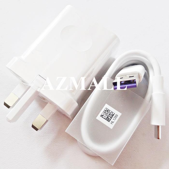 22.5W 2in1 Super Charger Type C Cable Huawei P20 P10 Mate 10 9 Pro V10