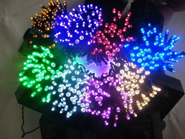 22M 200 led Solar Led string light RGB single color Decoration Light