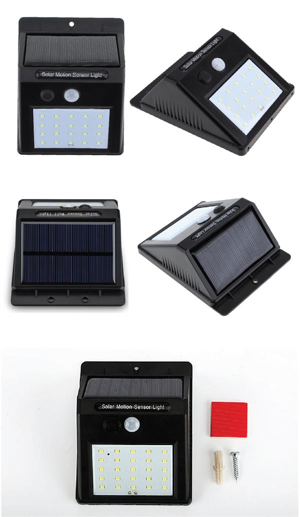 25 LED Solar Light Powered Wall Motion PIR CDS Night Sensor Waterproof