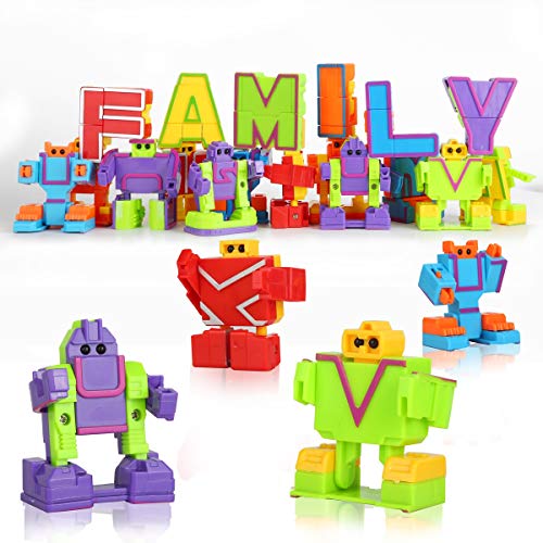 transforming alphabet robots