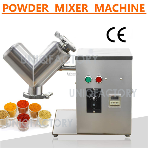 2L V Type Mini Powder Mixer Mixing Machine Blender Pharmaceutical Food