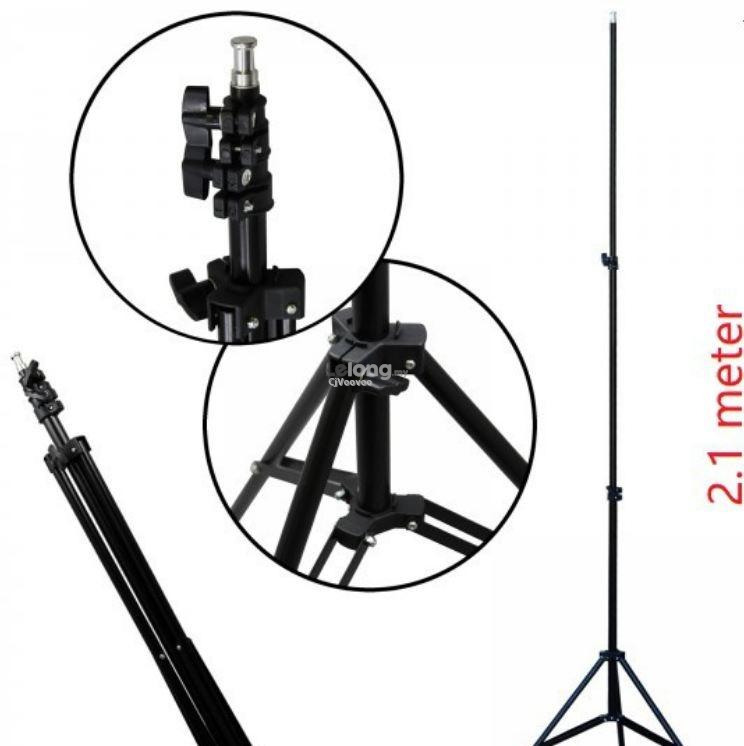 2m Tripod Stand Infrared Temperature Scanner Ring Light Photography