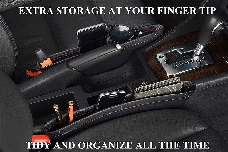 2pack Leather Car Seat Catcher Magi End 10 25 2019 9 15 Pm 2pack Leather Car Seat Catcher Magic Box Organizer Side Gap Pocket