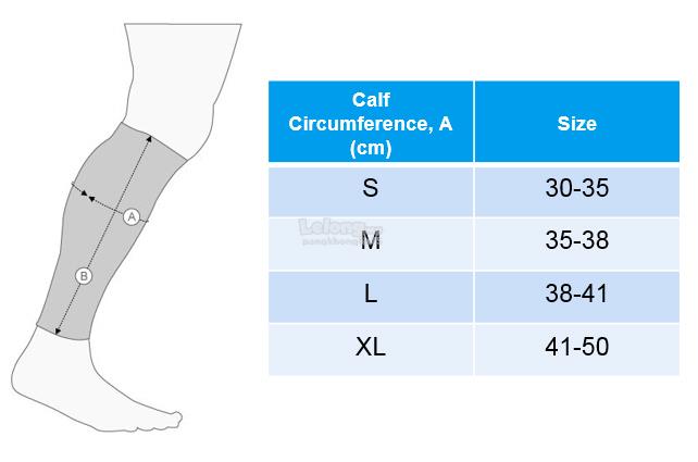2xu Calf Guard Size Chart