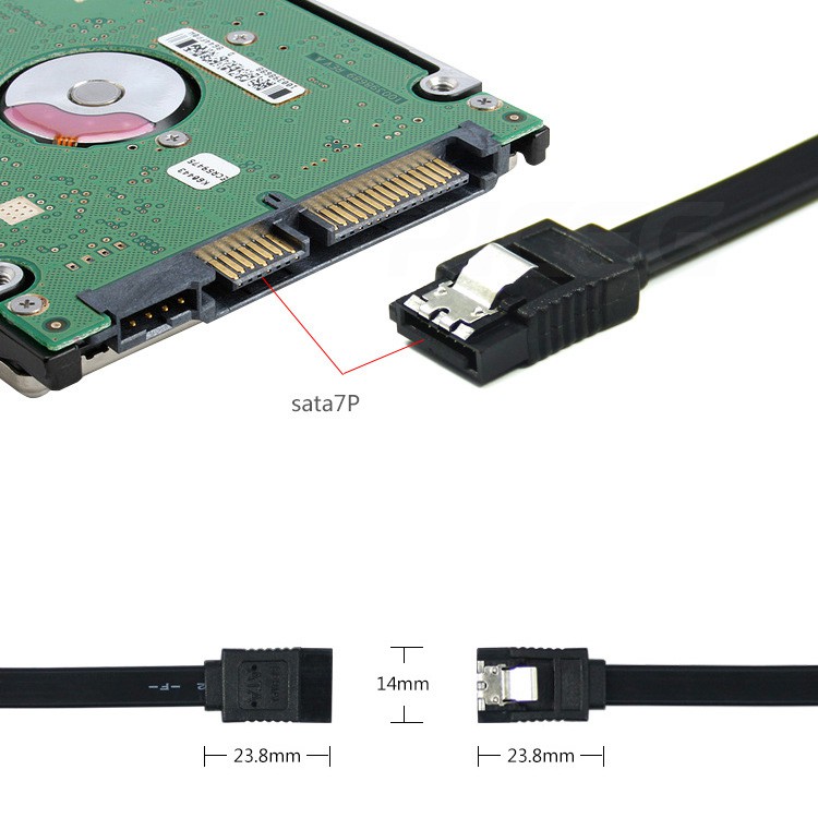 3.0 Sata Cable Speed Up To 6Gbps For 3.5 Hard Disk / 2.5 SSD Hard Disk
