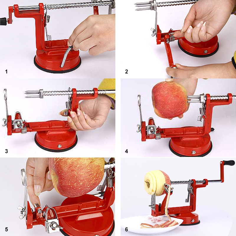 Image result for Apple Peeler Corer Slicer Potato Cutter Kitchen Tool 3 in 1