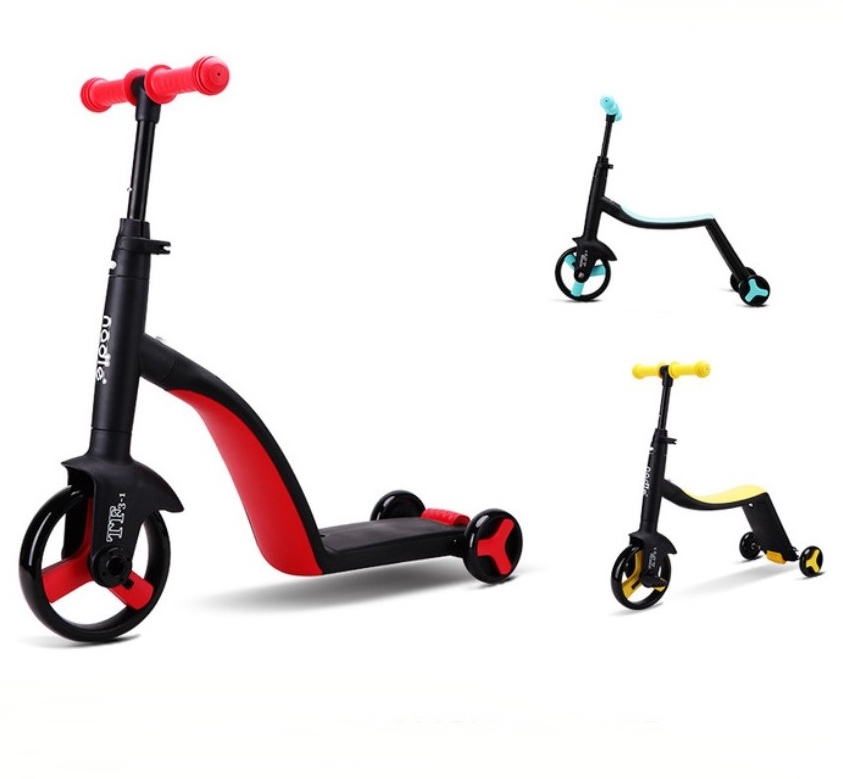 3 IN 1 Baby Children Bike Balance Car Scooters Tricycle 2-6 Years