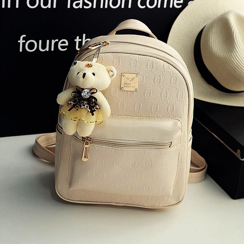 3 in 1 Bear Backpack Set Handbag Sling Shoulder Bag Purse Beg