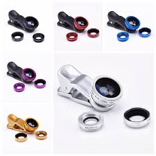 3 in 1 ( fish eye , macro  &amp; wide angle ) universal Clip Lens