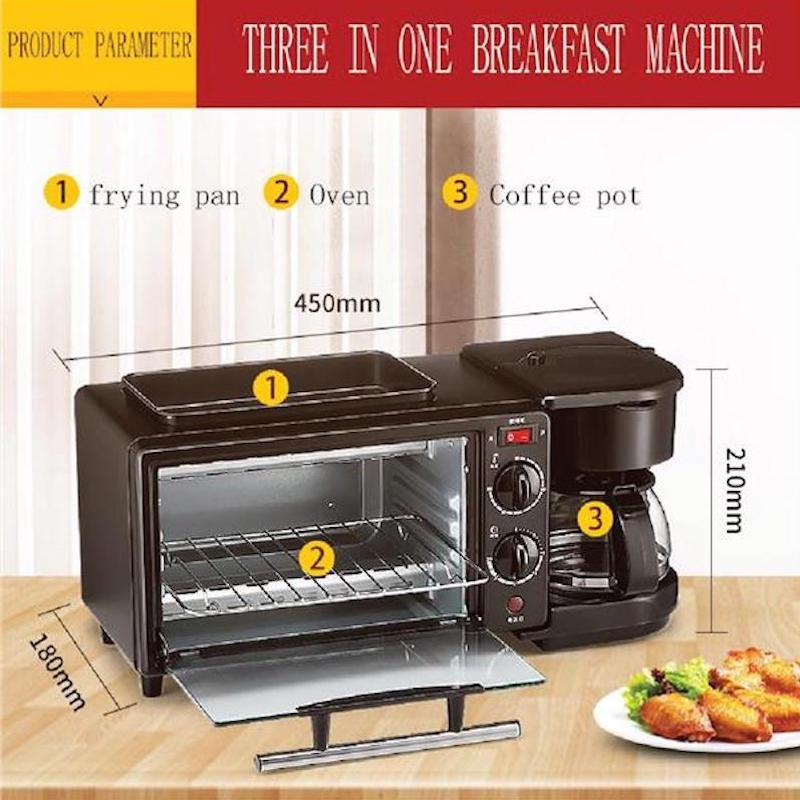 3 In 1 Multifunction Breakfast Make End 10 17 2020 9 07 Pm 3 In 1 Multifunction Breakfast Maker Toaster Coffee Machine Oven Elect