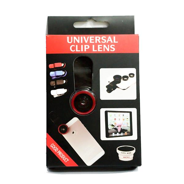 PUBAMALL 3 en 1 kit de lentes Clip universal para móvil celular,lente macro  y ki