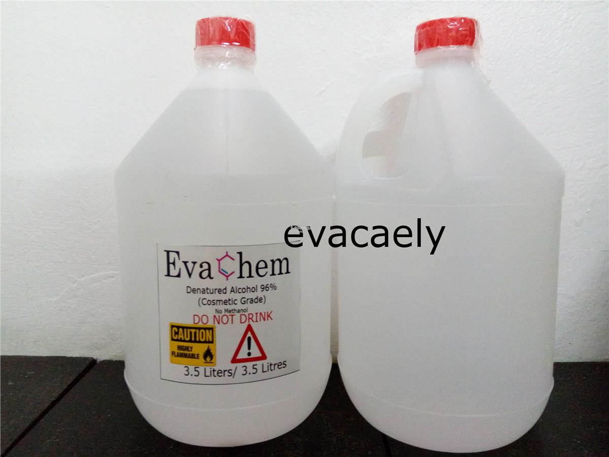 3.5 Liters of Denatured Alcohol 96% ( (end 9/4/2019 6:08 PM)