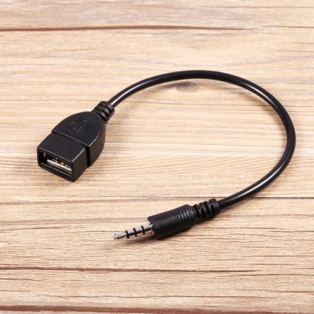 3.5mm Converter Adapter Cable Male Audio AUX To USB 2.0 OTG