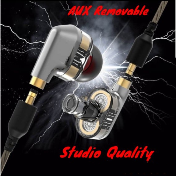 3.5mm Universal Super Bass Stereo Headphone Bass Earphone Sport Headset Hands