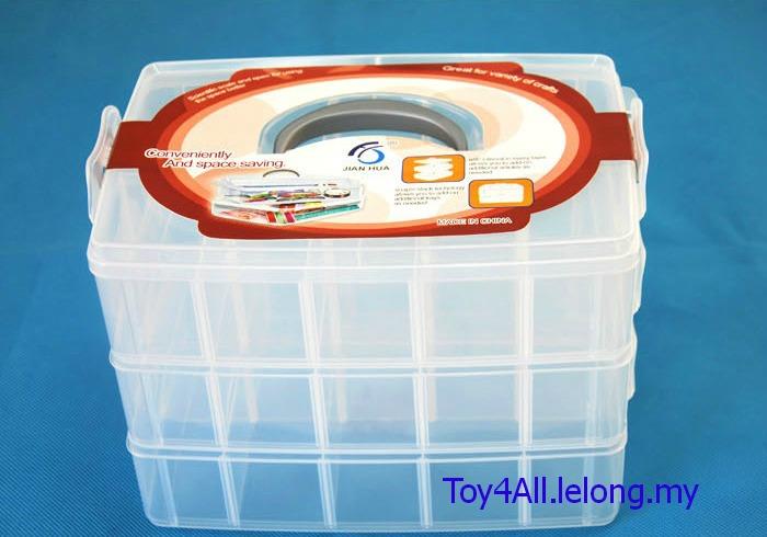 3 Layers 30 Compartments Multipurpose Storage Box For Lego Parts