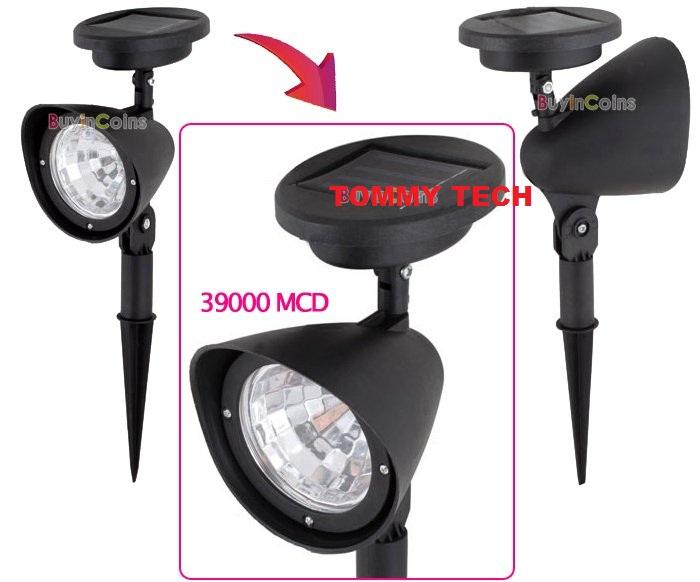 3 Led Outdoor Solar Powered Spotlig End 12 13 2019 8 15 Pm 3 Led Outdoor Solar Powered Spotlight Landscape Spot Light Garden