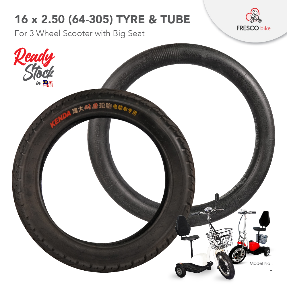 3 Wheel Scooter 6 x 2.50 (64-305) Tyre/Tube