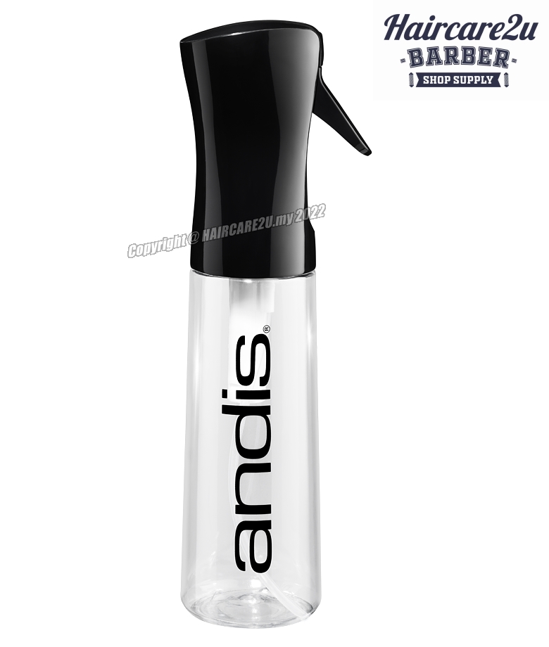 300ml Andis Barber Salon Continuous Fine Mist Spray Bottle