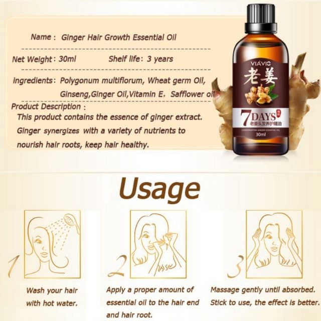 30ml Hair Growth Essence Anti-Hair Loss Treatment Nourish Repair Oil