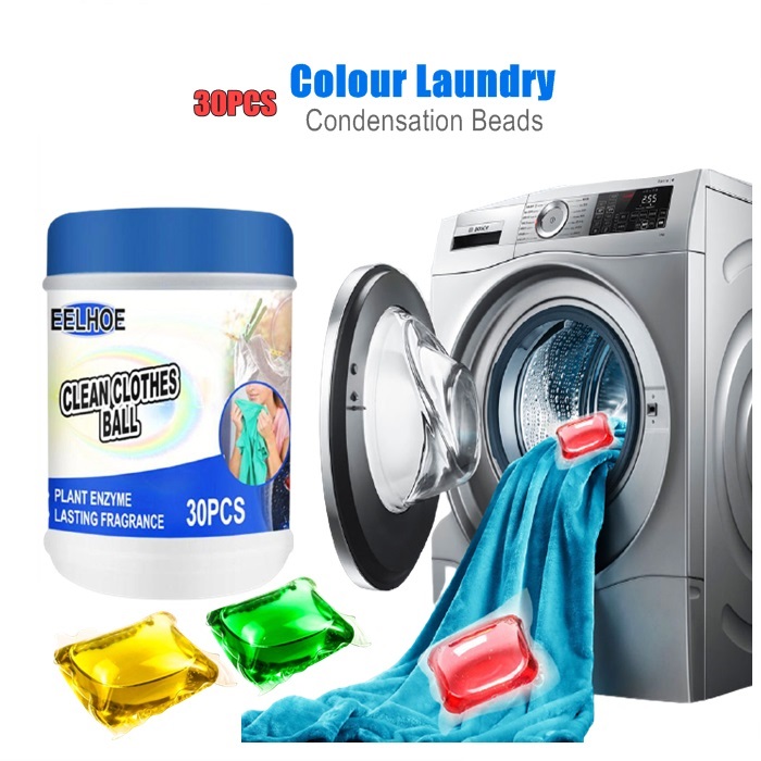30pcs Mix colour Laundry Condensation Beads Laundry ball /sabun candy/sabun Cu