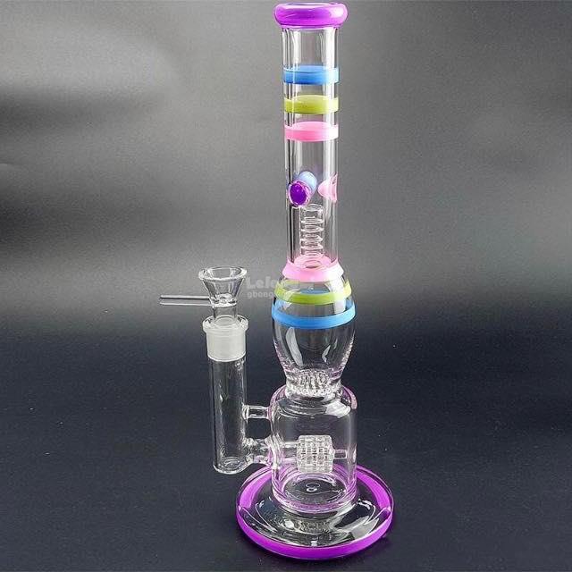 35cm Colourful Bong Glass Hookah W (end 12/16/2020 11:15 AM)